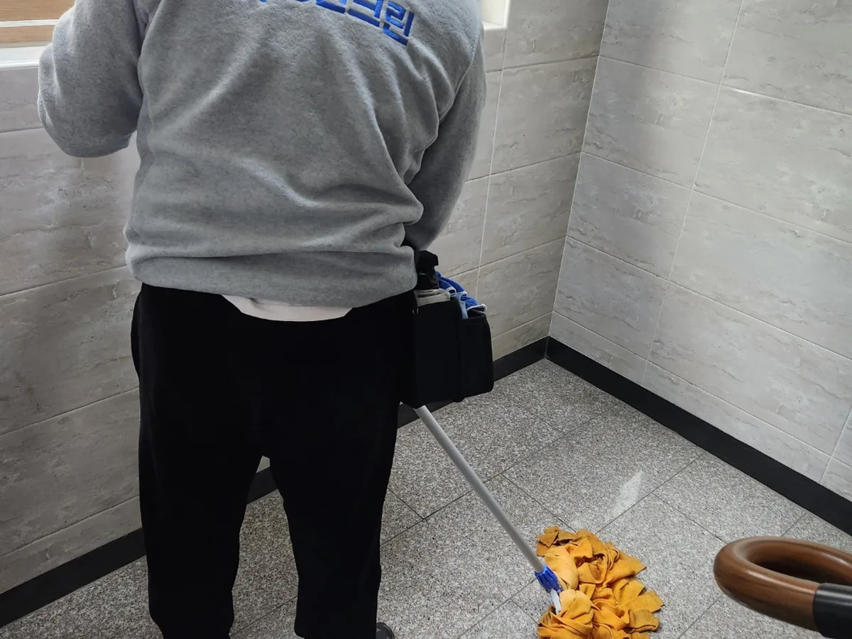 수성구 가천동 빌라 복도·대기 동선 야간 위생청소 사례 - 행진크린