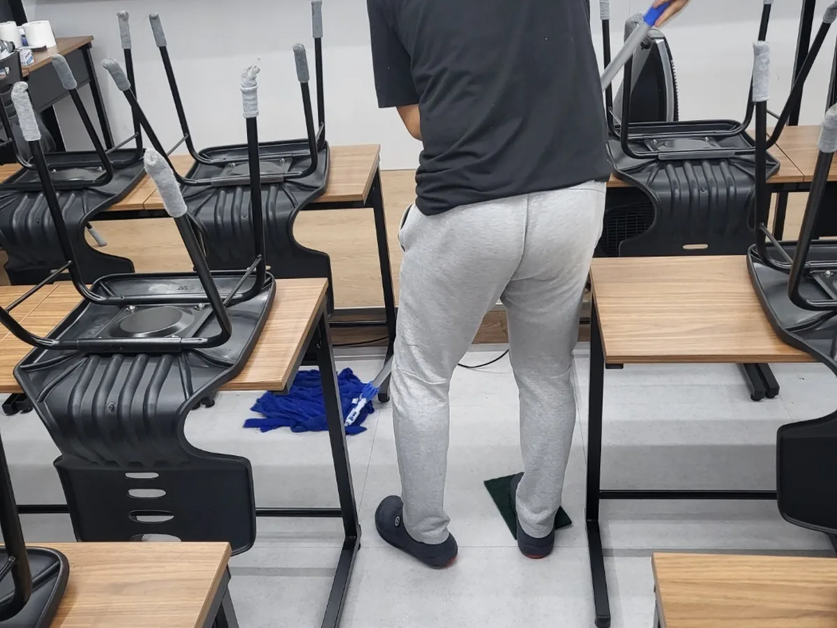 북구 사수동 학교 교장실·교무실 위생청소 사례 - 행진크린